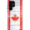 Canada Flag Light Wood Galaxy Cases