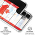 Canada Flag Light Wood Galaxy S26 Plus Clear Case