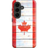Canada Flag Light Wood Galaxy S26 Plus Impact Case
