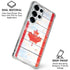 Canada Flag Light Wood Galaxy S26 Ultra Clear Case