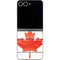Canada Flag Light Wood Galaxy Z Flip6 Skin