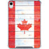 Canada Flag Light Wood iPad 11th Gen (2025) Clear Case