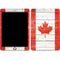 Canada Flag Light Wood Apple iPad Skin