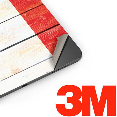 Canada Flag Light Wood Apple iPad Pro Skin