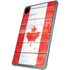 Canada Flag Light Wood iPad Cases