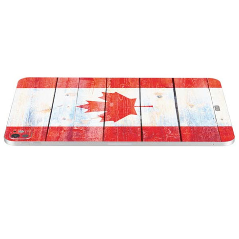 Canada Flag Light Wood iPad Pro 13in M4 (2024) Skin