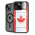 Canada Flag Light Wood iPhone 13 Kickstand Case