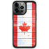 Canada Flag Light Wood iPhone Cases
