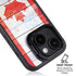 Canada Flag Light Wood iPhone 15 Kickstand Case