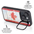 Canada Flag Light Wood iPhone 15 Plus Kickstand Case