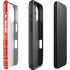 Canada Flag Light Wood iPhone 16 Impact Case