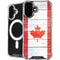 Canada Flag Light Wood iPhone 16 Plus MagSafe Case