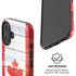 Canada Flag Light Wood iPhone 16 Plus Magsafe Impact Case