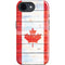 Canada Flag Light Wood iPhone 16e Impact Case