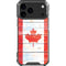 Canada Flag Light Wood iPhone 18 Pro Max Clear Case