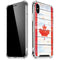 Canada Flag Light Wood iPhone X/XS Clear Case