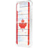 Canada Flag Light Wood iPhone XS Clear Case