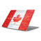 Canada Flag Light Wood Apple MacBook Pro 16-inch Skin