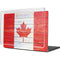Canada Flag Light Wood MacBook Cases