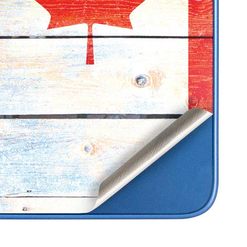 Canada Flag Light Wood Moto G Play 4G (2024) Skin
