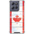 Canada Flag Light Wood Moto G Power 5G (2025) Clear Case