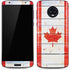 Canada Flag Light Wood Moto G6 Skin
