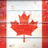 Canada Flag Light Wood Moto G6 Skin