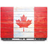 Canada Flag Light Wood Dell Precision Skin