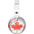 Canada Flag Light Wood Surface Headphones Skin