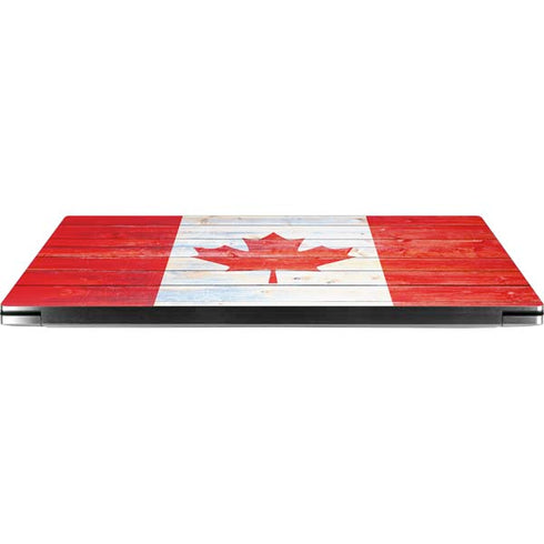 Canada Flag Light Wood Dell XPS Skin