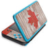 Canadian Flag Dark Wood Nintendo Skins