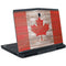 Canadian Flag Dark Wood Dell Alienware Skin