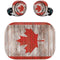 Canadian Flag Dark Wood Amazon Echo Buds Skin