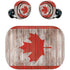 Canadian Flag Dark Wood Amazon Echo Buds Skin