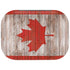 Canadian Flag Dark Wood Amazon Echo Buds Skin