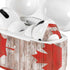 Canadian Flag Dark Wood AirPods Skins