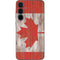 Canadian Flag Dark Wood Galaxy A35 5G Skin