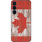 Canadian Flag Dark Wood Galaxy A36 5G Skin