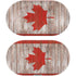 Canadian Flag Dark Wood Galaxy Buds Plus Skin