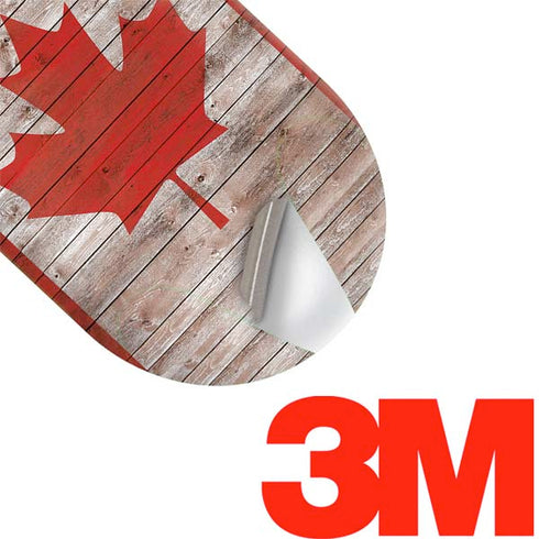 Canadian Flag Dark Wood Galaxy Buds Plus Skin
