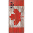 Canadian Flag Dark Wood Galaxy Note 10 Plus Skin