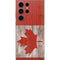 Canadian Flag Dark Wood Galaxy Skins