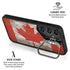 Canadian Flag Dark Wood Galaxy S25 Plus Kickstand Case