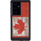 Canadian Flag Dark Wood Galaxy S24 Ultra Waterproof Case