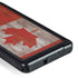 Canadian Flag Dark Wood Galaxy S24 Ultra Waterproof Case