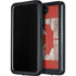 Canadian Flag Dark Wood Galaxy S24 Waterproof Case
