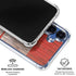 Canadian Flag Dark Wood Galaxy S25 Plus Clear Case