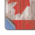 Canadian Flag Dark Wood Galaxy Z Fold5 5G Skin