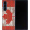 Canadian Flag Dark Wood Galaxy Z Fold6 Skin