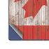 Canadian Flag Dark Wood Galaxy Z Fold6 Skin